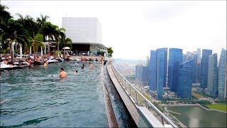 Singapore SkyPark Pool - Sands Marina Bay Hotel - 57th Floor