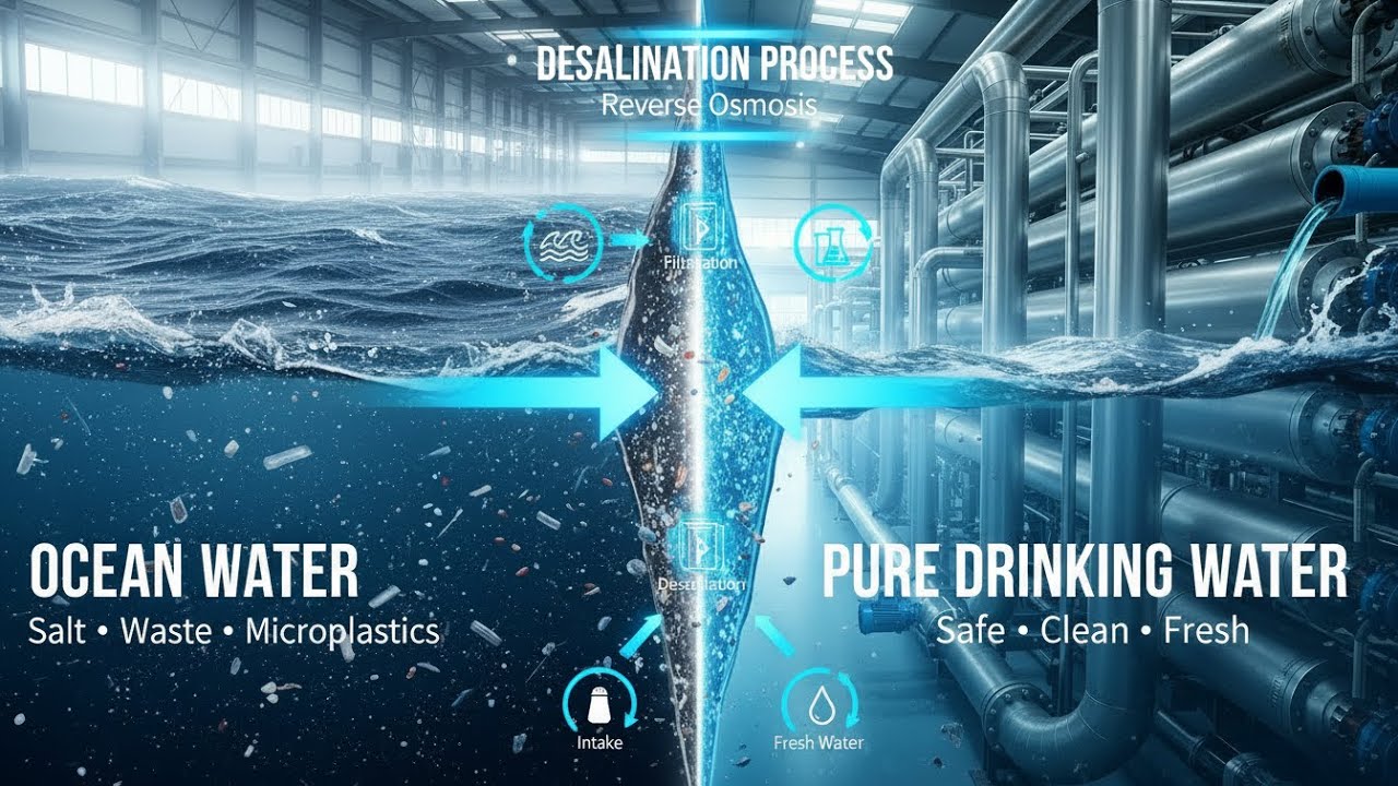 Inside the desalination plant – How is the ocean treated ?