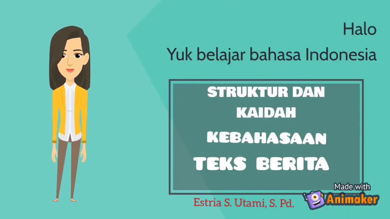 Struktur dan Kaidah Kebahasaan Teks Berita (Bahasa Indonesia Kelas 8