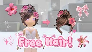 HURRY! Play Obby and get the FREE Summer Tropical Brown Hair for 0 ROBUX on ROBLOX!💕