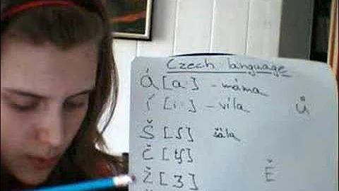 1. lesson of Czech language