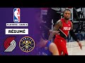 Resume  vf  nba playoffs  les nuggets rsistent  un lillard lgendaire 