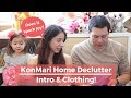 KonMari Method Home Declutter | Intro &amp; Clothing