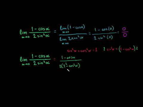 ტრიგონომეტრიული ზღვარი პითაგორას იგივეობის გამოყენებით