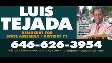Why Luis Tejada for State Assembly?