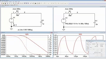 Verify RC time constant LTpsice
