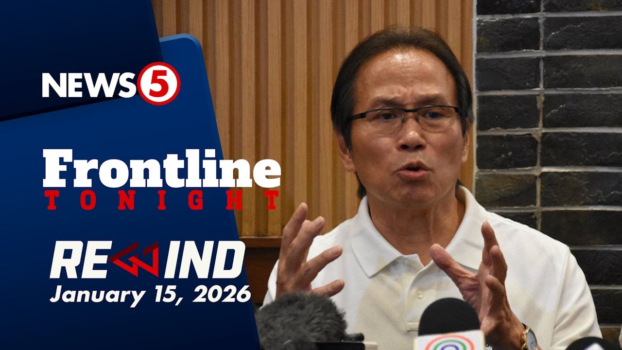 Frontline Tonight Rewind | January 15, 2026 