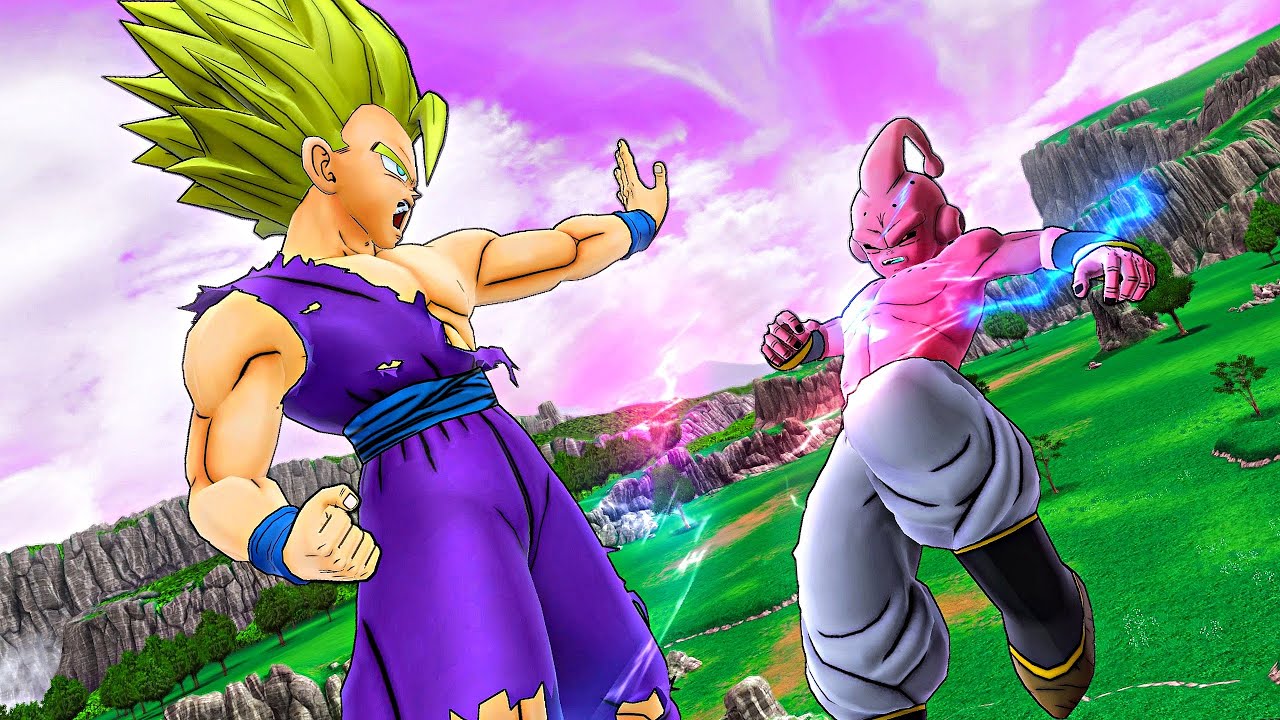 Dragon Ball Z: Ultimate Tenkaichi - SSj2 Gohan (Costume 2) vs. Pure Majin Buu [Requested] #dbz