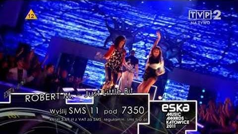 Robert M - Just Little Bit - Eska Music Awards 2011 (EMA 2011)