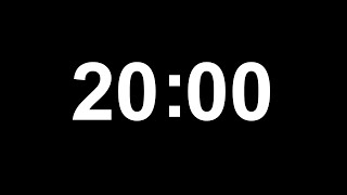 Đồng hồ đếm ngược 20 phút || 20 Minutes Countdown Timer