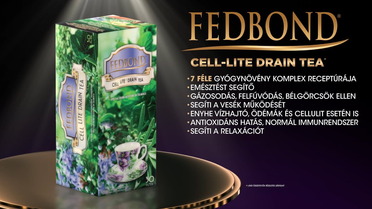 FEDBOND® CELLLITE DRAIN TEA YouTube