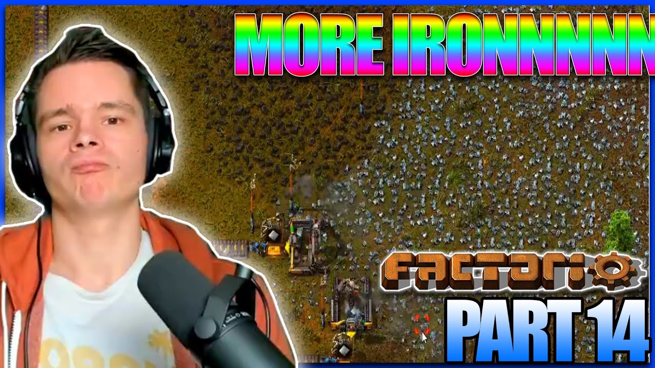 MORE IRON | Lets play Factorio | Factorio Part 14 [FULL PLAYTHROUGH ...