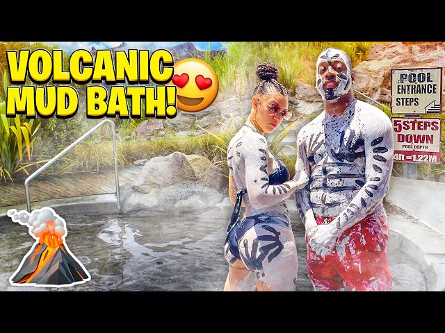 VOLCANIC MUD BATH IN ST. LUCIA WITH THE PRINCE FAMILY ❤️