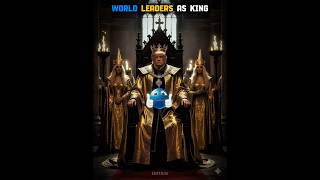 " WORLD LEADER AS KING 👑" —💀💥 #president #edit #shorts