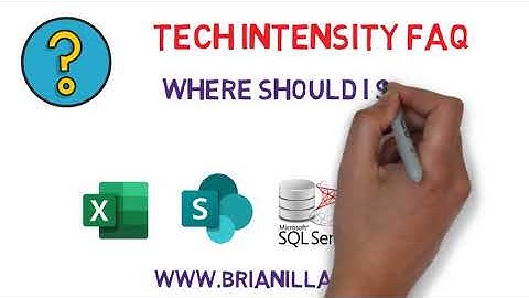 Where should I store my Canvas Power App Data?
