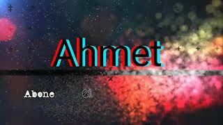 Ahmet Yazili İntro