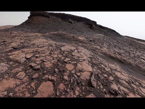 NASA's Curiosity Mars Rover Looks Back on Murray Buttes (360 View) - YouTube