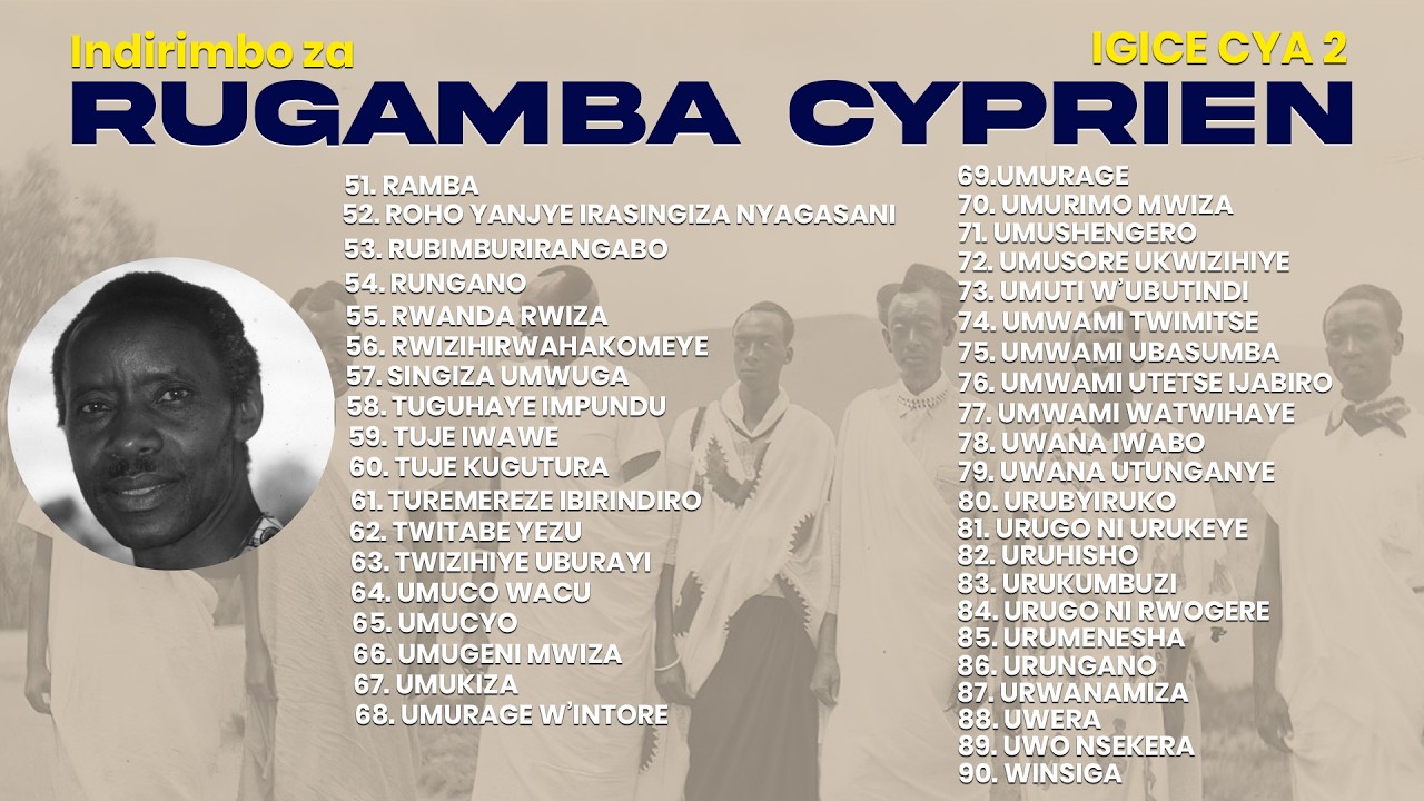 Indirimbo 50 za RUGAMBA CYPRIEN - Igice cya KABIRI - YouTube