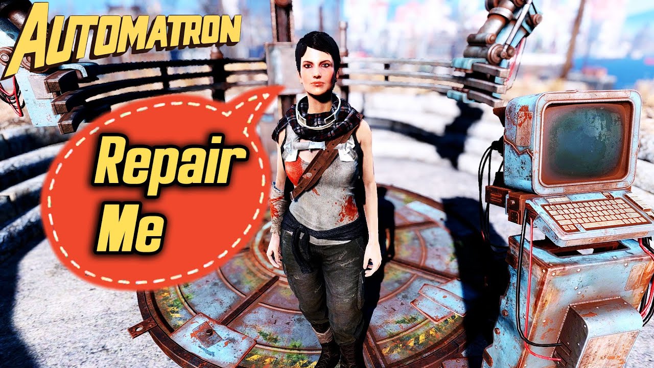 Fallout 4 Automatron DLC Curie Keeps She's a Synth YouTube
