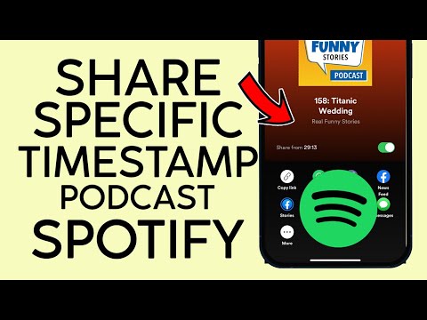 How to Share Specific Timestamp on Spotify Podcast 2022