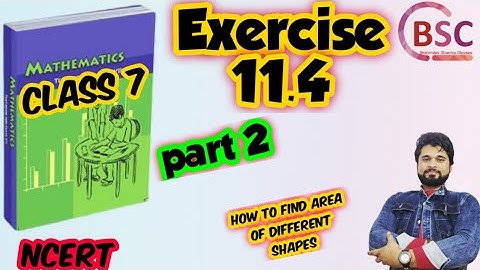 class 7 ncert math Exercise 11.4 | part 2 | area | bsc | @BrahmdevSharmaClasses