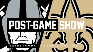 JUST WON BABY!! Post-Game Show - Raiders vs. Saints LIVE