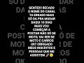 RECADO GENTE 😆😆😆