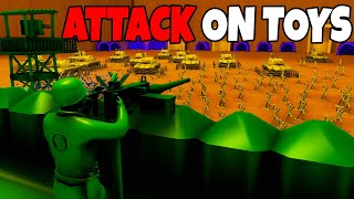 This NEW Army Men Battle Simulator is EPIC! - Attack on Toys