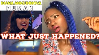 👀Diana Ankudinova "Human"|First Reaction|WHO IS SHE???