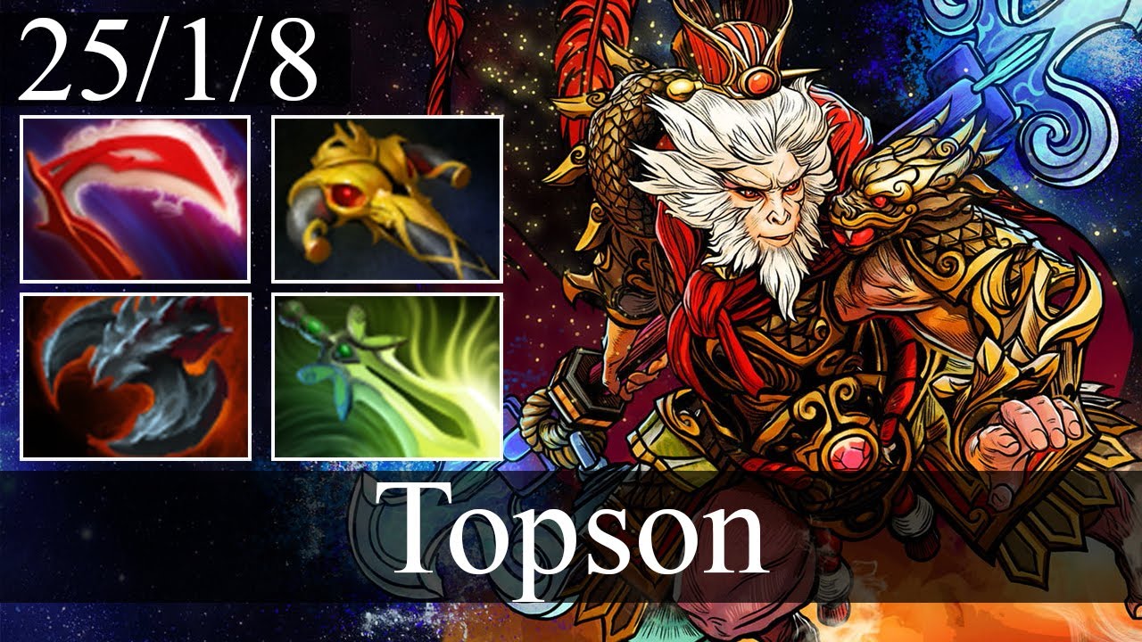 Topson - Monkey King | Carry Gameplay Dota 2 Patch 7.30e