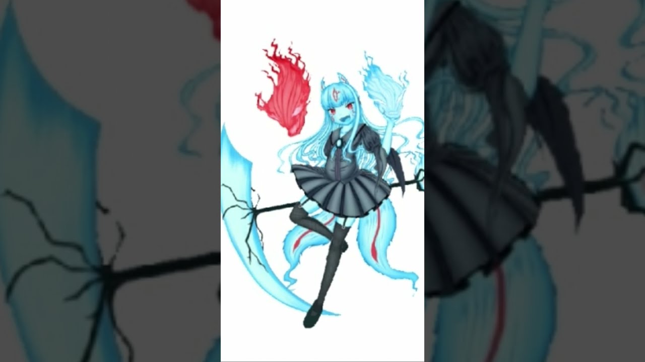 Doodle Video How to Draw✍️ Minecraft Air Elemental in Anime MInecraft Anime 