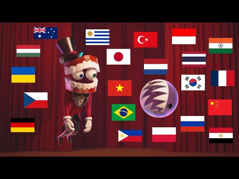 The Amazing Digital Circus - Bubble speaking backwards in DIFFERENT LANGUAGES #tadc #glitch