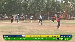 Live Cricket Match | MNR -I - EXCEED SCHOOL vs Dream Cricket Acdemy(U-14) | 04-Apr-24 07:49 AM 20 |