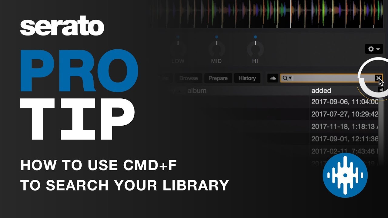 How to use CMD+F to search your library | Pro Tip - YouTube