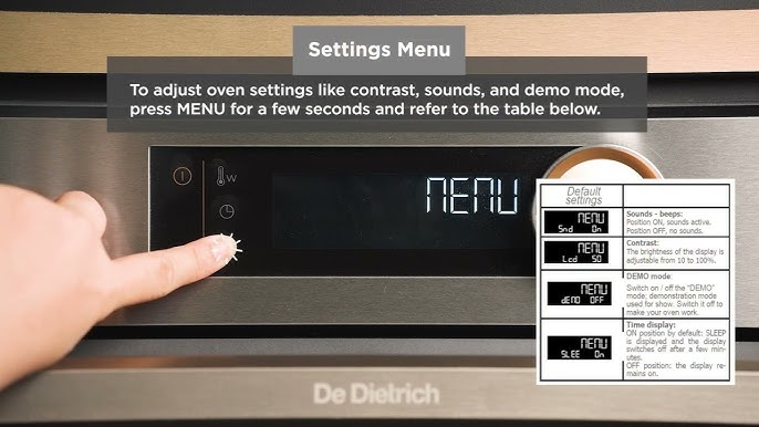De Dietrich Oven Problems
