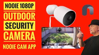 Nooie Outdoor 1080p WIFI Security Camera Model IPC200 works with Nooie Cam APP Review screenshot 1