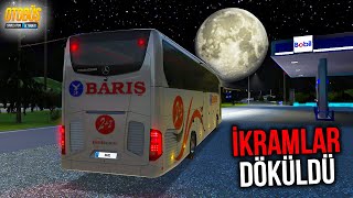 Van - Erzincan Gece Yolculuğu / İKRAMLAR DÖKÜLDÜ !!! Otobüs Simulator Ultimate