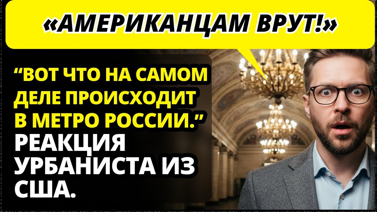 7 вещей в метро Москвы, в которые американец НЕ ПОВЕРИЛ.