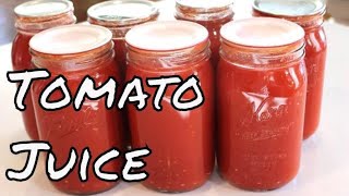 Home Canning  Tomato Juice With Linda