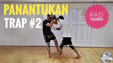 Panantukan Trapping Pad Drill n2 - drive them back...