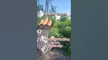 Bán 2 công đất siêu đẹp ở mộc hóa ,long an.Sđt 0979920397