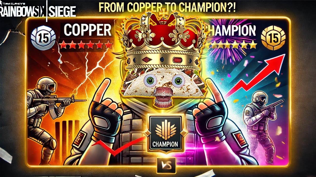 Climbing the Ranks: From Copper to Champion (Maybe)! r6 siege - YouTube
