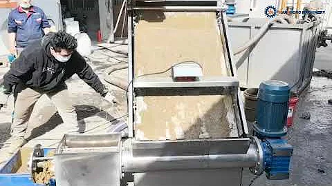 Sloped Screen Manure Separator | Pig Waste Management