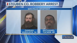 Two men arrested after months-long robbery investigation