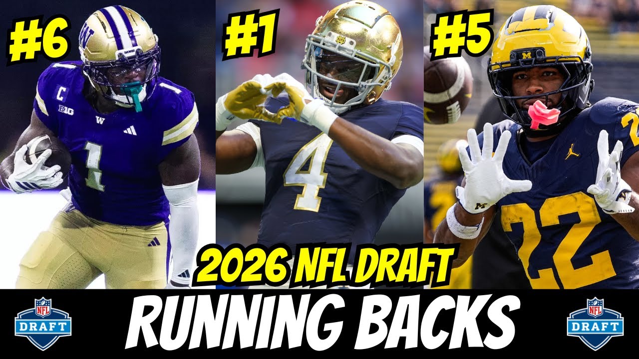 THESE are the TOP 10 RBs in the 2026 NFL Draft