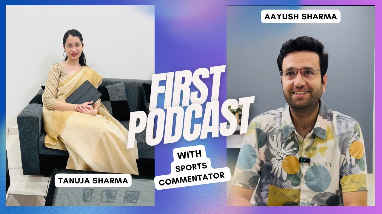 Podcast with Sports Commentator - Aayush sharma - YouTube