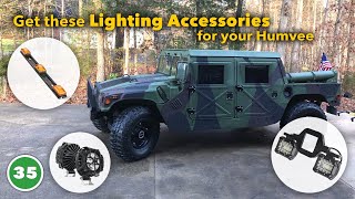 Get these LED lighting accessories for your Humvee!