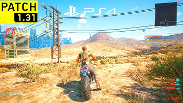 CYBERPUNK 2077 NEW UPDATE 1.31 PATCH - PS4 Slim Gameplay Test & Performance Part 2