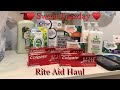 My rite aid tuesday all free plus money maker after coupons rebates  rewards store shopping haul