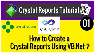 Crystal Reports Tutorial in VB.Net | CODERBABA | Part-01